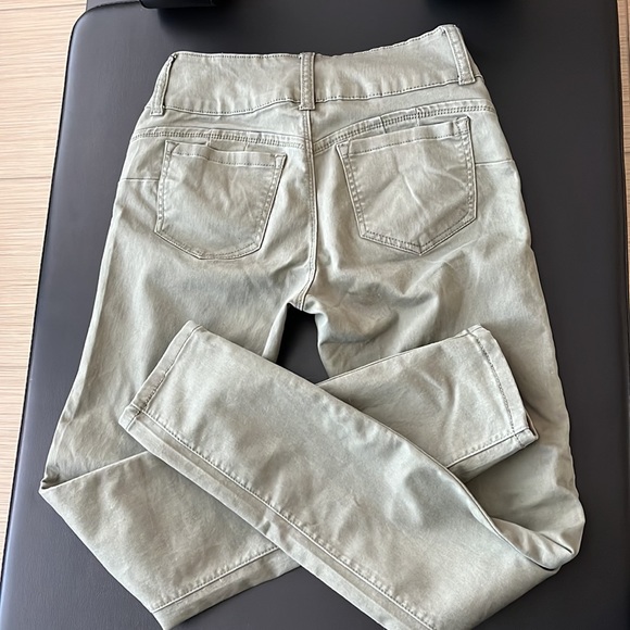 WAX JEAN Olive Skinny Jeans sz 1 - Picture 3 of 5